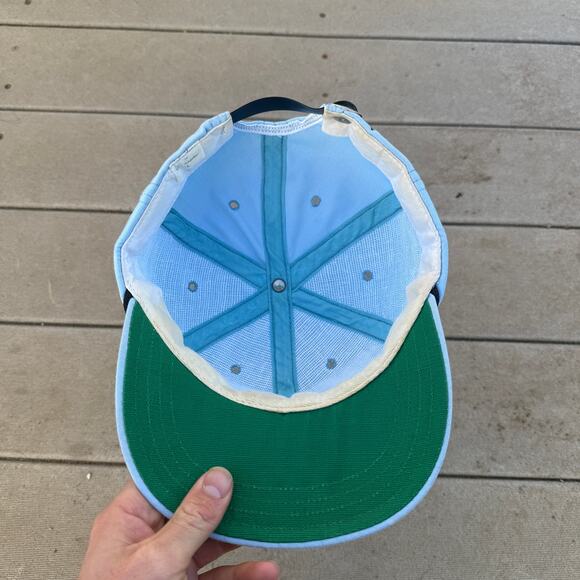 Vintage 1977 Wyoming Open Cowboys Pokes Golf Golfing Roper Strapback Cap Hat VTG - Picture 5 of 7